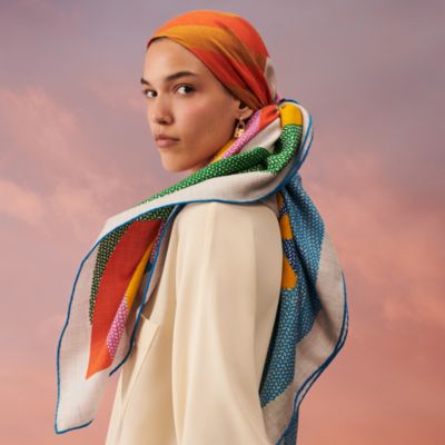 HERMÈS エルメス　MON PREMIER GALOP カレジェアン Mon Premier Galop shawl 140 | Hermès Singapore